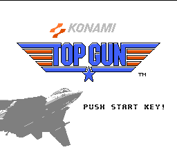 Top Gun Title Screen